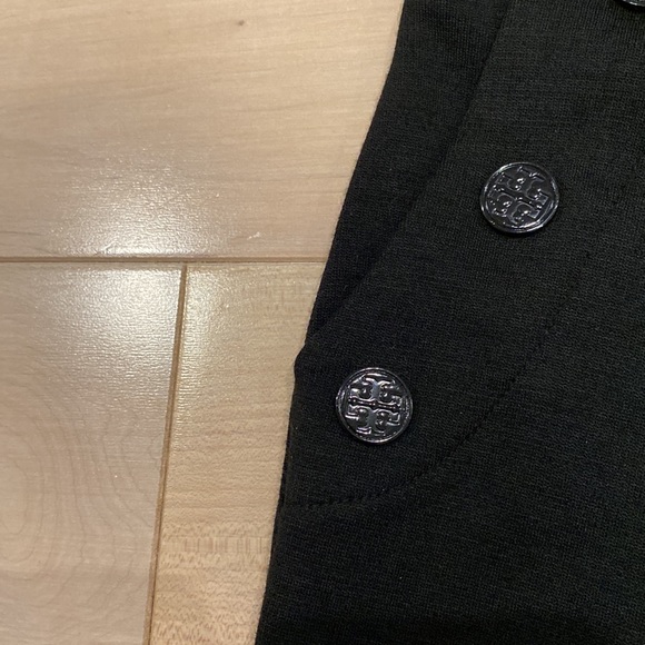 Tory Burch sailor front buttons soft stretch flare pants - Picture 4 of 11